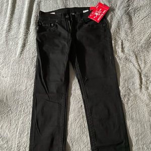 Brand new True Religion black relaxed fit jeans